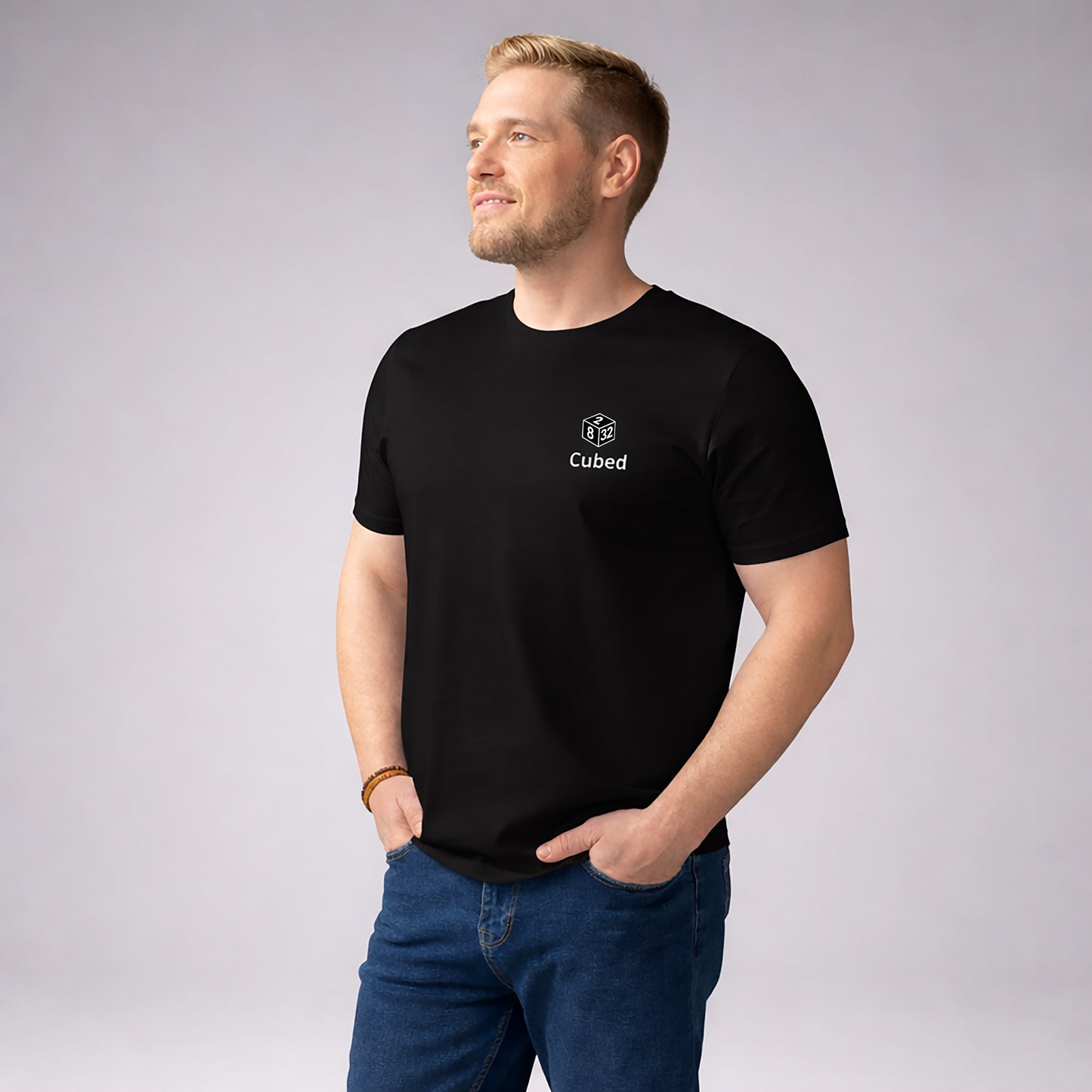 Men Organic Cotton Cubed T-shirt