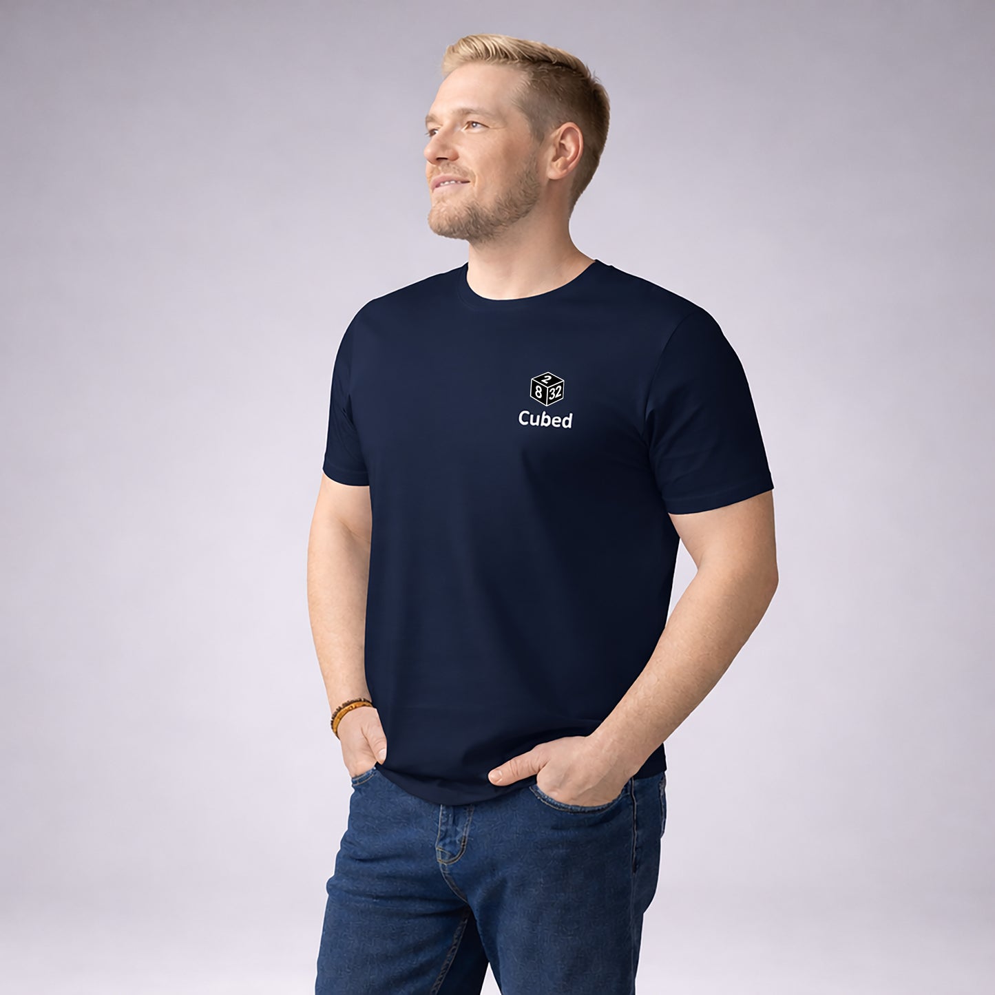 Men Organic Cotton Cubed T-shirt